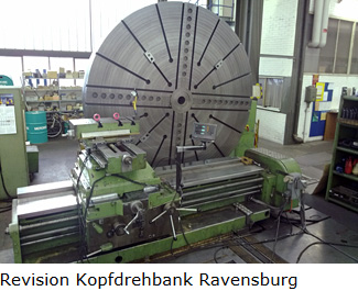 Revision Kopfdrehbank Ravensburg